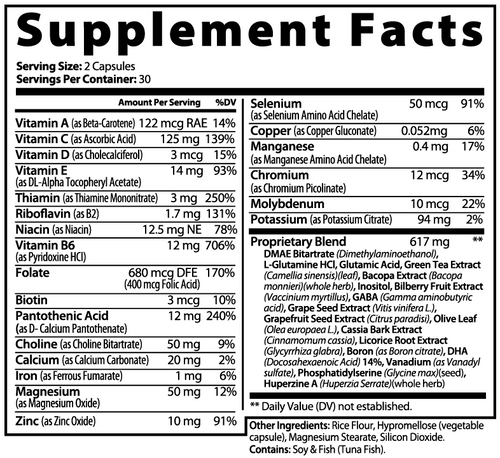 Basically the Best Bacopa Brain Brilliance Blend