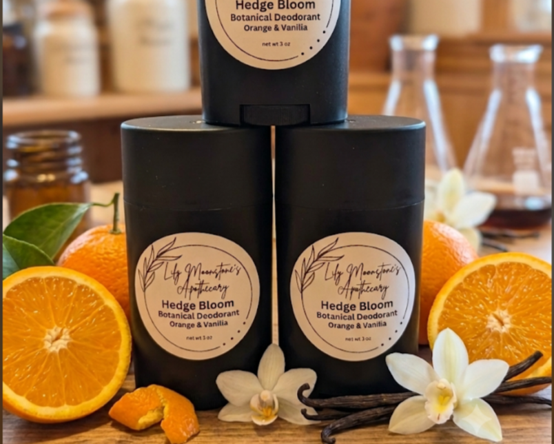 Hedge Bloom Botanical Deodorant Orange/Vanilla