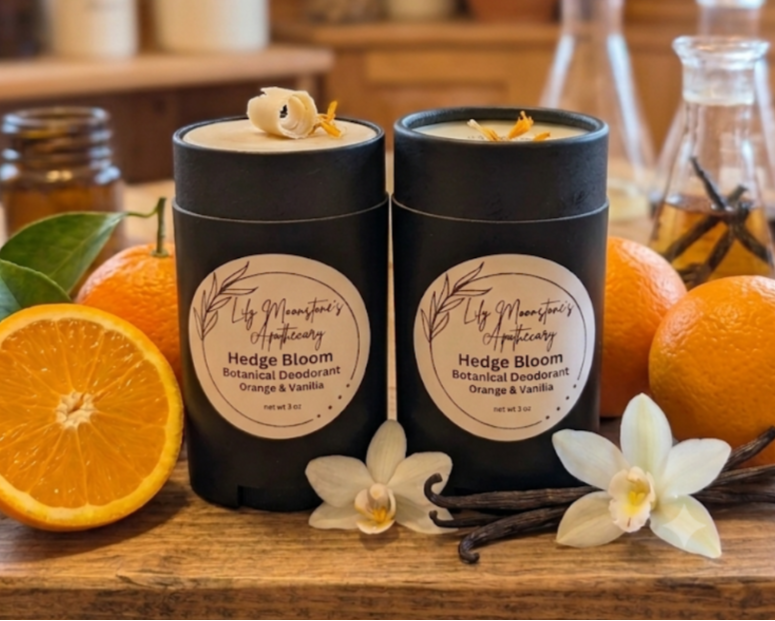 Hedge Bloom Botanical Deodorant Orange/Vanilla