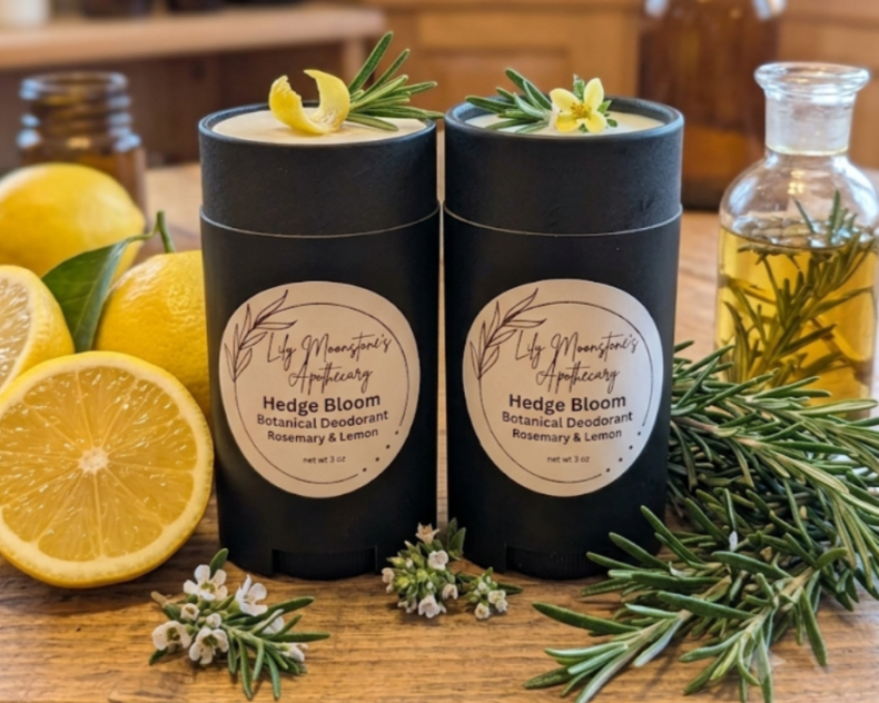 Hedge Bloom Botanical Deodorant Rosemary/Lemon