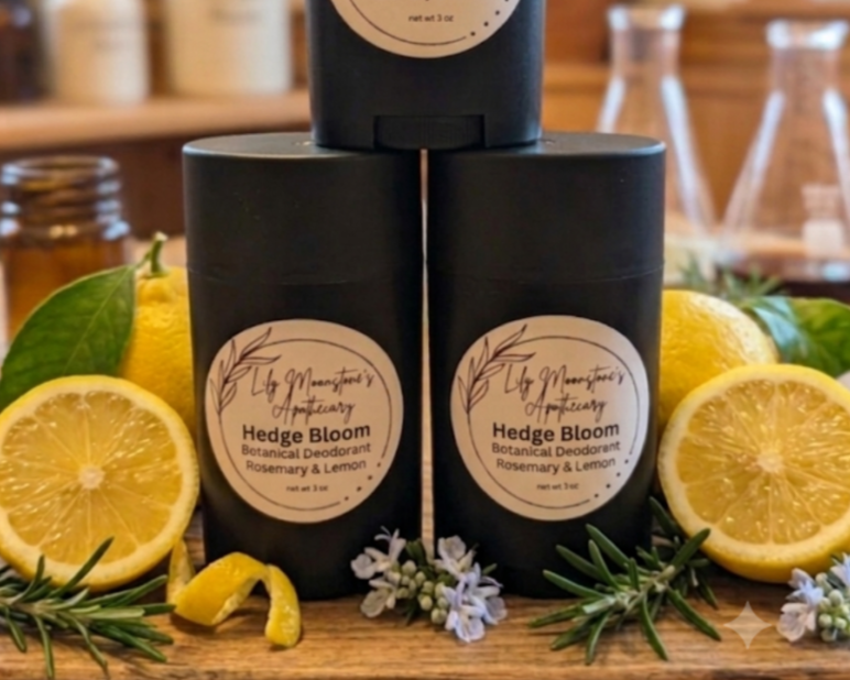 Hedge Bloom Botanical Deodorant Rosemary/Lemon