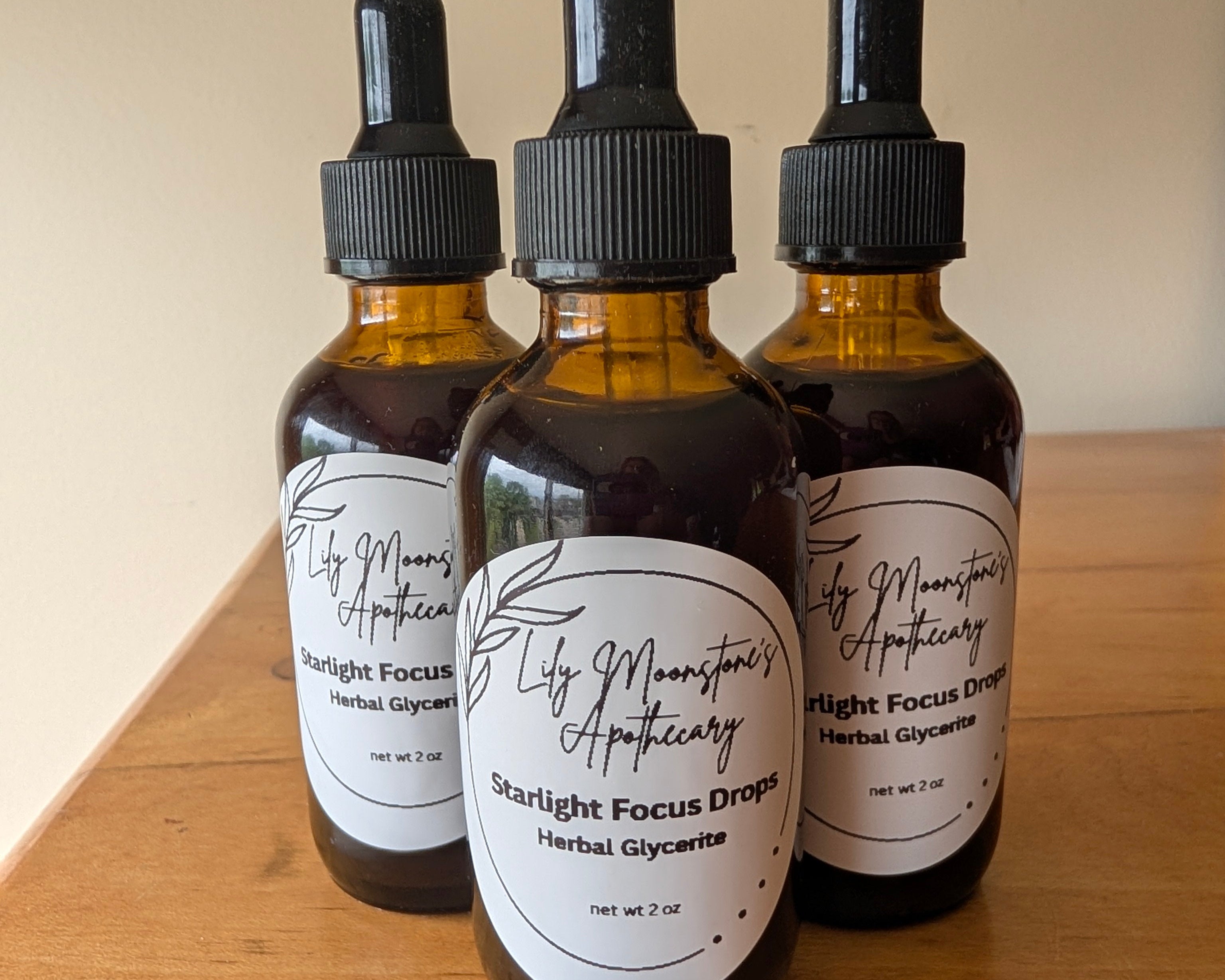 Starlight Focus Drops- Herbal Glycerite
