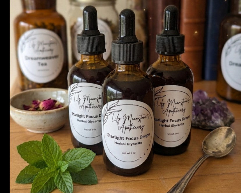 Starlight Focus Drops- Herbal Glycerite