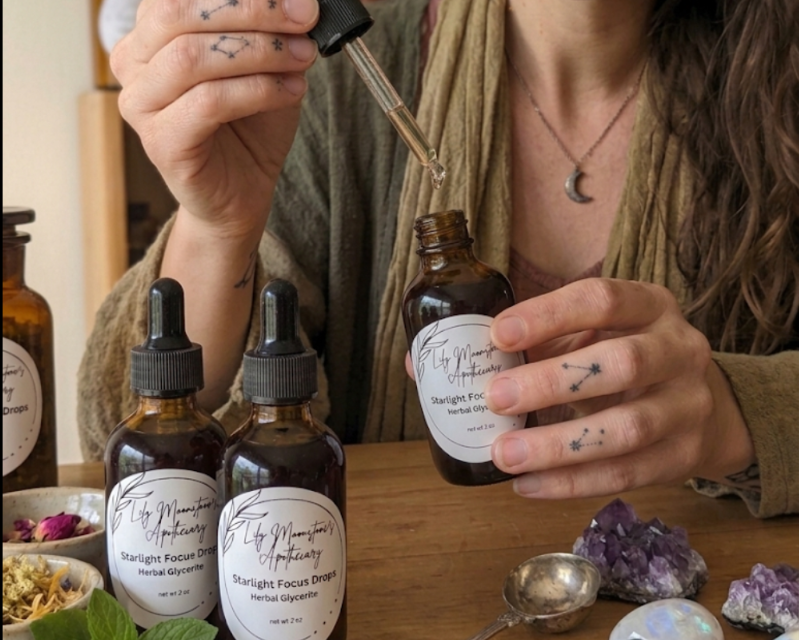 Starlight Focus Drops- Herbal Glycerite
